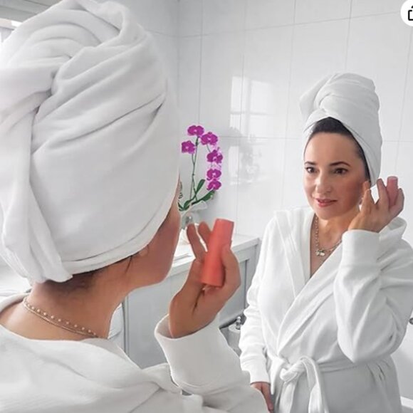 BONDI SPA Microfiber Hair Towel Dries Hair 50% Faster Anti-Frizz Hair Towel NEW - Picture 4 of 8